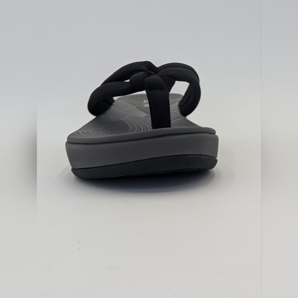 Cloudsteppers by Clarks Arla Glison Black Sandal Size US 9M / EU 40 Cushion Soft - Picture 4 of 16